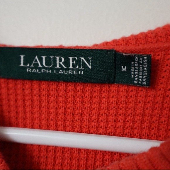 Lauren Ralph Lauren Vibrant Red Knit Sweater - Picture 4 of 4